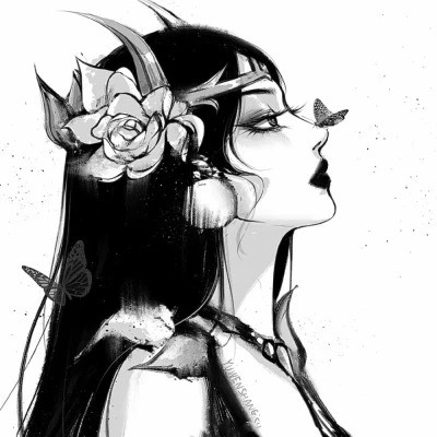 超有个性的黑白头像图片