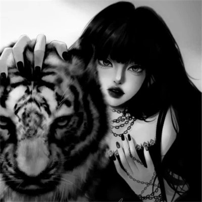 超有个性的黑白头像图片