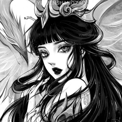 2026必存超好看的黑白头像