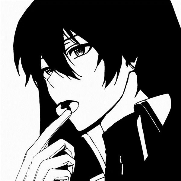 个性超清黑白头像