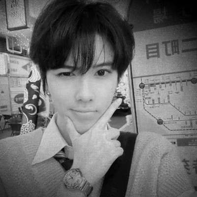黑白男人头像图片