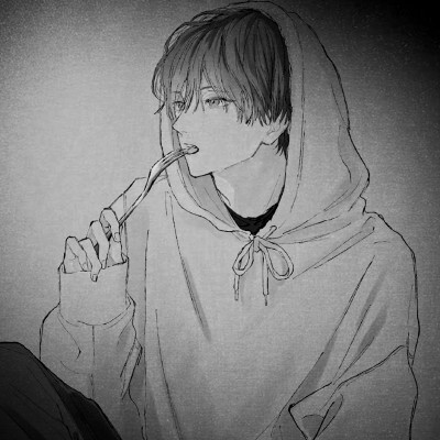 黑白男人头像图片