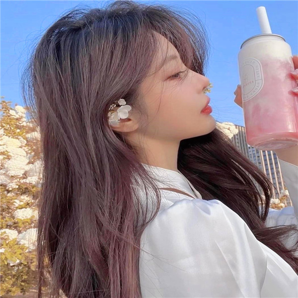 高级女生侧脸头像小众背影时尚图片