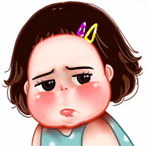 手绘小女孩头像萌可爱卡通图片