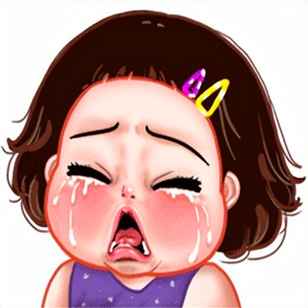 手绘小女孩头像萌可爱卡通图片