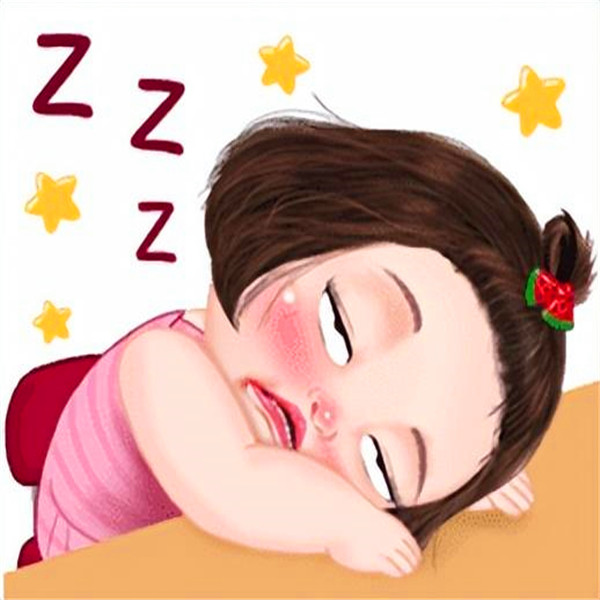手绘小女孩头像萌可爱卡通图片