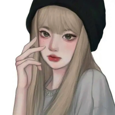 超火超好看的女生手绘头像图片