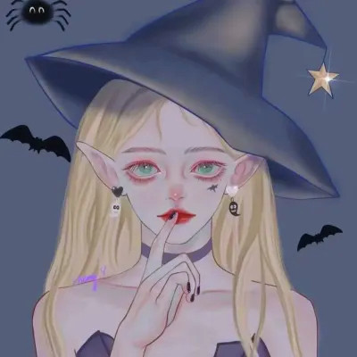 超火超好看的女生手绘头像图片