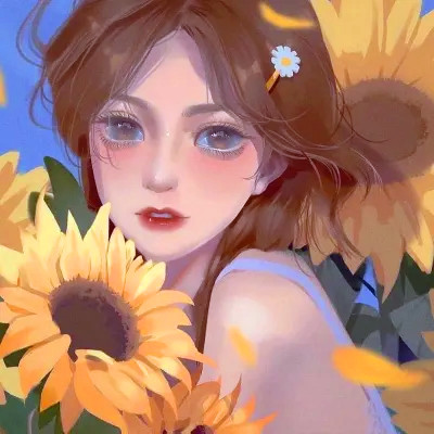 超火超好看的女生手绘头像图片