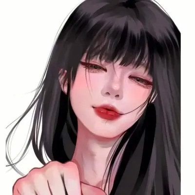 超火超好看的女生手绘头像图片