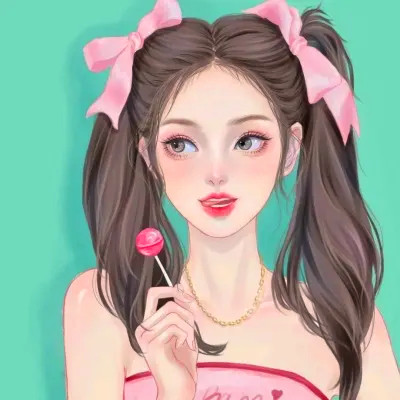 超火超好看的女生手绘头像图片