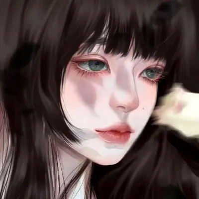 超火超好看的女生手绘头像图片