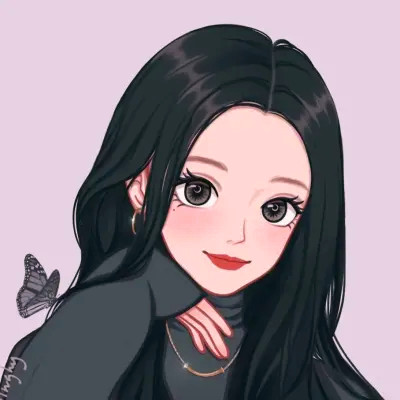 超火超好看的女生手绘头像图片