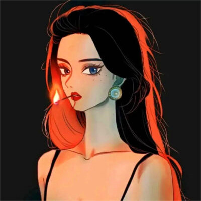 超火超好看的女生手绘头像图片