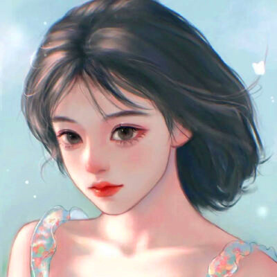 超火超好看的女生手绘头像图片