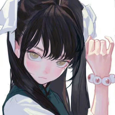 超火超好看的女生手绘头像图片