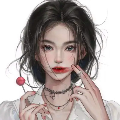 优质手绘头像女