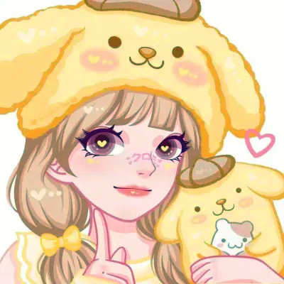 优质手绘头像女