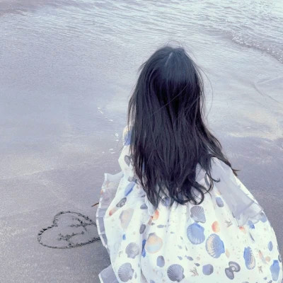 高级感背影头像女