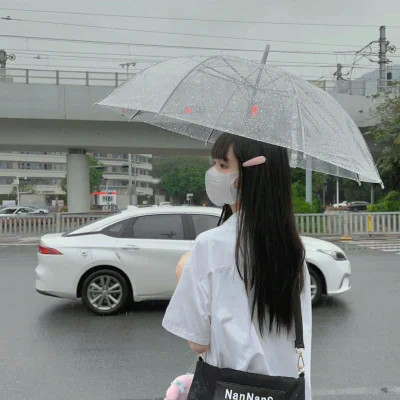 高级感背影头像女