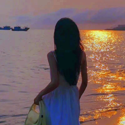 迷人背影头像女