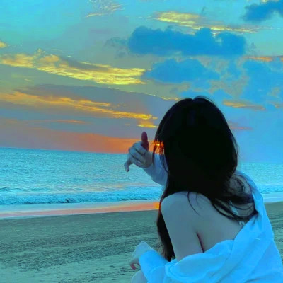 迷人背影头像女