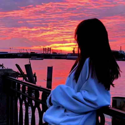 迷人背影头像女