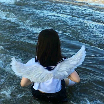 女生头像温柔干净气质背影
