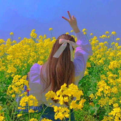 女生头像温柔干净气质背影