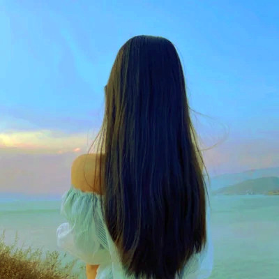 女生头像温柔干净气质背影