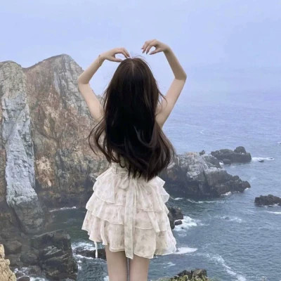 女生头像温柔干净气质背影