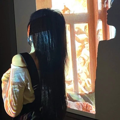 女生头像温柔干净气质背影