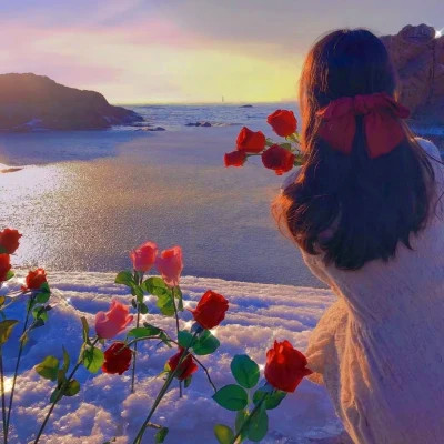 背影头像女高清