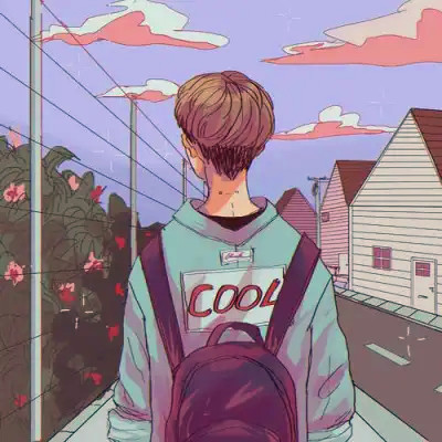 背影男头