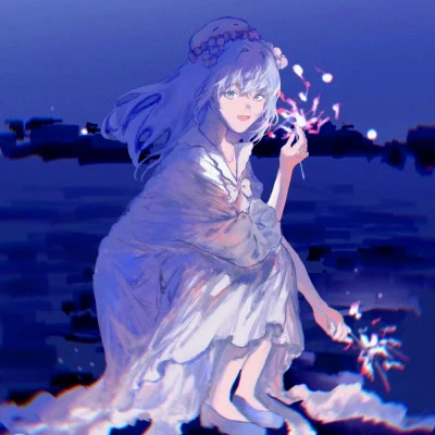 唯美漫画女头像有气质图片