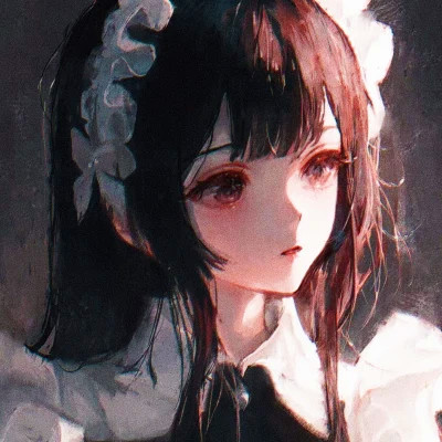 唯美漫画女头像有气质图片