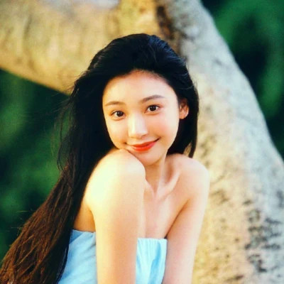复古清新淡雅的头像女