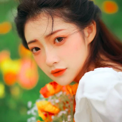 复古清新淡雅的头像女