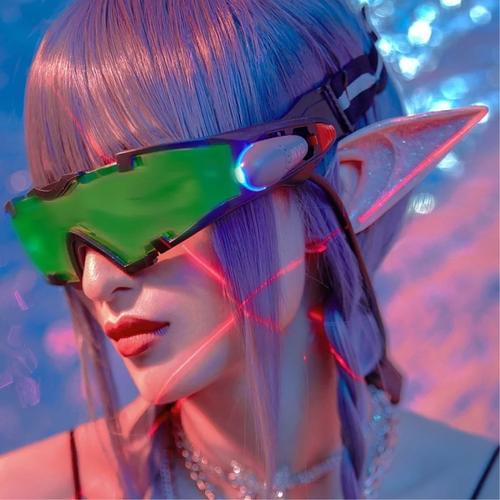 科幻炫酷女生头像