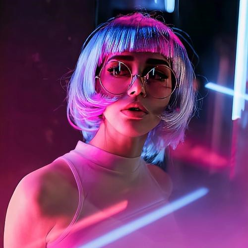 科幻炫酷女生头像