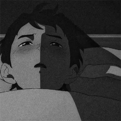 高冷男头像动漫黑白