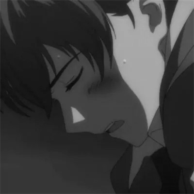高冷男头像动漫黑白