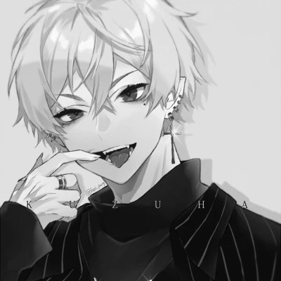 黑白男漫头
