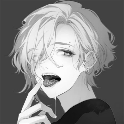 黑白男漫头