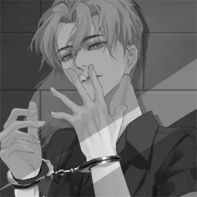 黑白男漫头