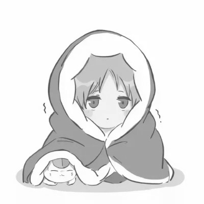 黑白男漫头