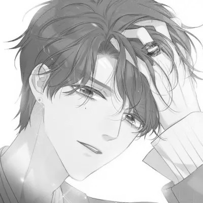 黑白男漫头