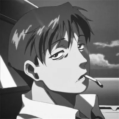 日漫系黑白帅气男头