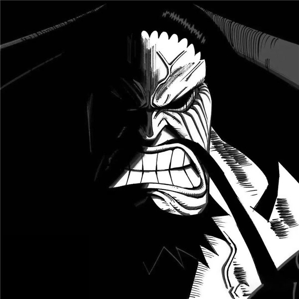 动漫男生高冷黑白头像