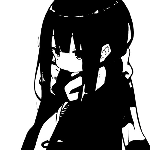 动漫高冷霸气暗黑女生头像图片